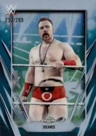 2026 Topps Chrome WWE - Teal Refractor #69 - Sheamus