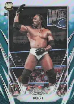 2026 Topps Chrome WWE - Teal Refractor #71 - Booker T