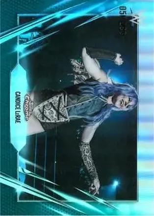 2026 Topps Chrome WWE - Teal Refractor #90 - Candice LeRae