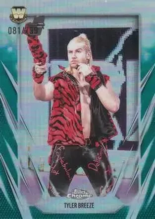 2026 Topps Chrome WWE - Teal Refractor #91 - Tyler Breeze