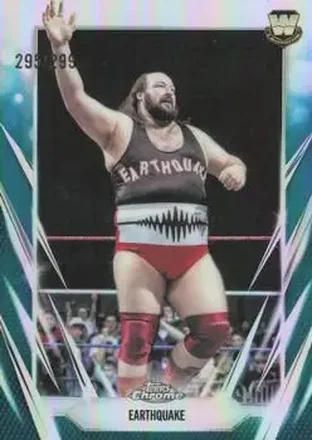 2026 Topps Chrome WWE - Teal Refractor #106 - Earthquake