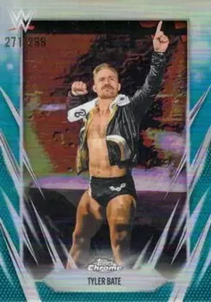 2026 Topps Chrome WWE - Teal Refractor #112 - Tyler Bate