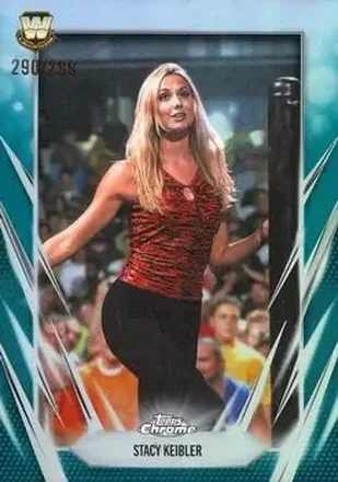 2026 Topps Chrome WWE - Teal Refractor #121 - Stacy Keibler