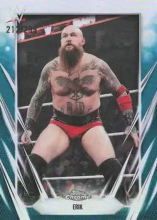2026 Topps Chrome WWE - Teal Refractor #139 - Erik