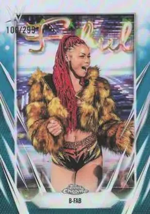 2026 Topps Chrome WWE - Teal Refractor #143 - B-Fab
