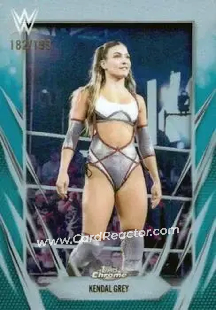 2026 Topps Chrome WWE - Teal Refractor #148 - Kendal Grey - Front