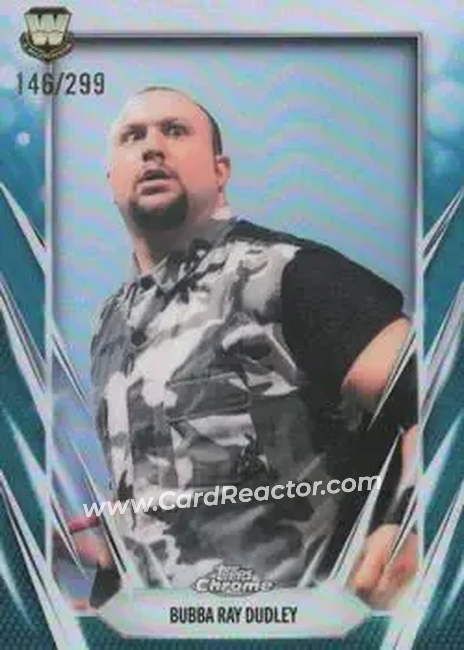 2026 Topps Chrome WWE - Teal Refractor #172 - Bubba Ray Dudley - Front