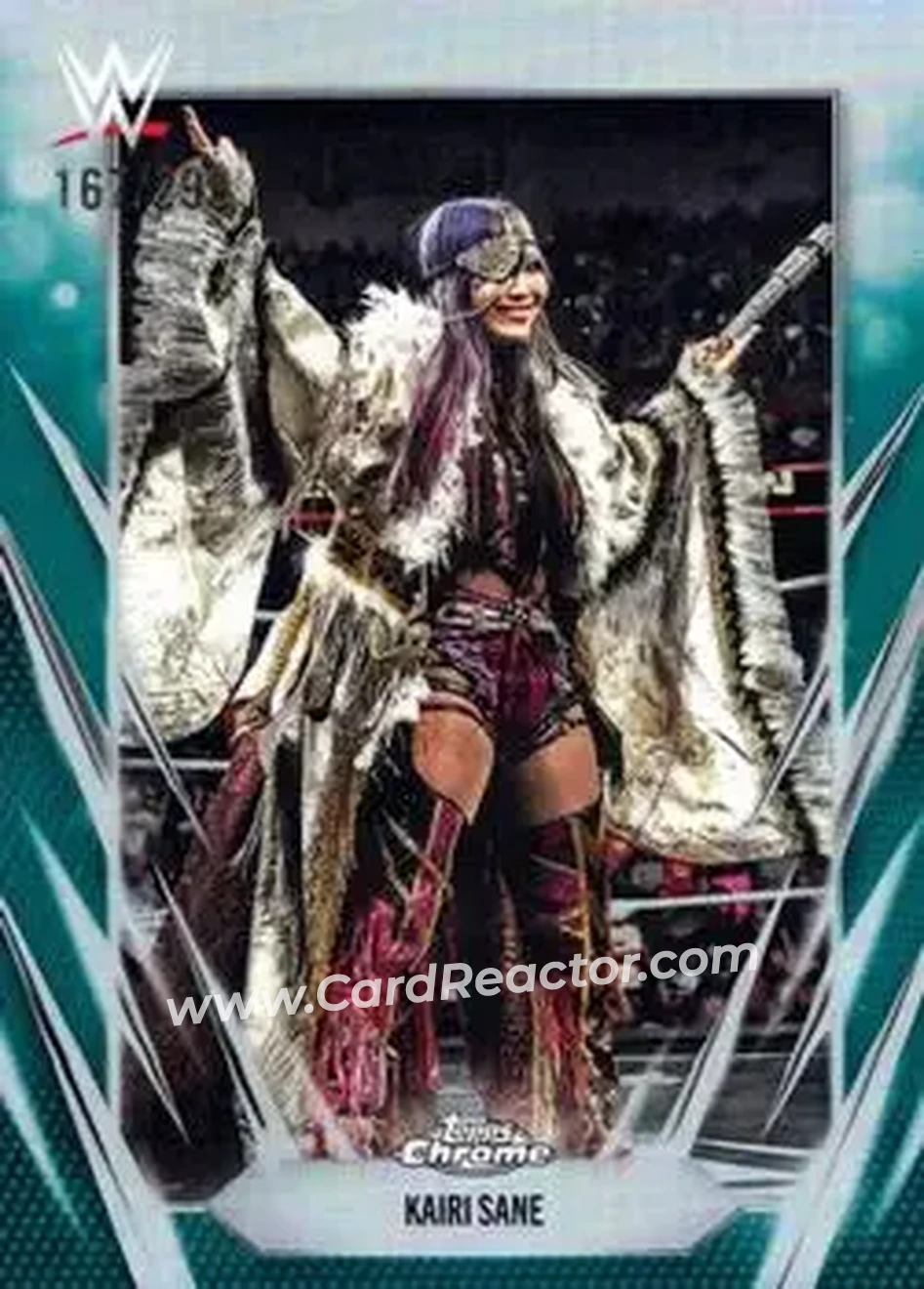 2026 Topps Chrome WWE - Teal Refractor #174 - Kairi Sane - Front