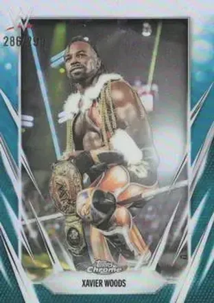2026 Topps Chrome WWE - Teal Refractor #192 - Xavier Woods