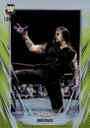 2026 Topps Chrome WWE - Yellow Refractor #3 - The Undertaker