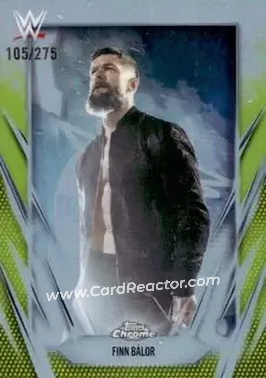 2026 Topps Chrome WWE - Yellow Refractor #5 - Finn Bálor - Front
