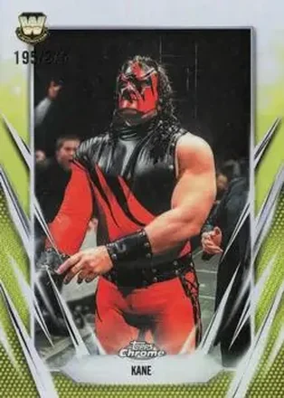 2026 Topps Chrome WWE - Yellow Refractor #6 - Kane