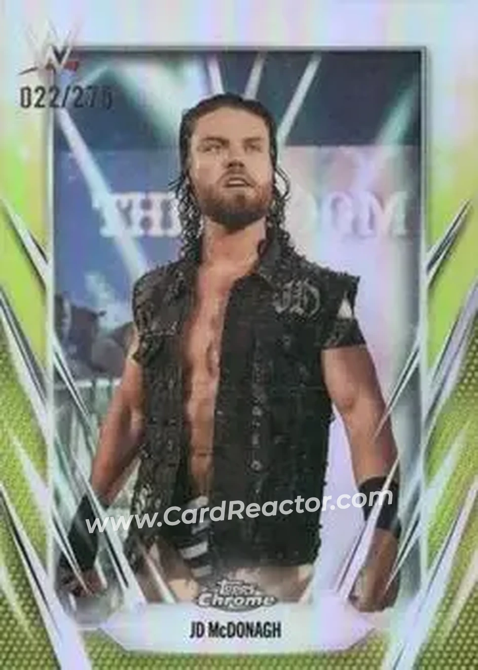 2026 Topps Chrome WWE - Yellow Refractor #9 - JD McDonagh - Front