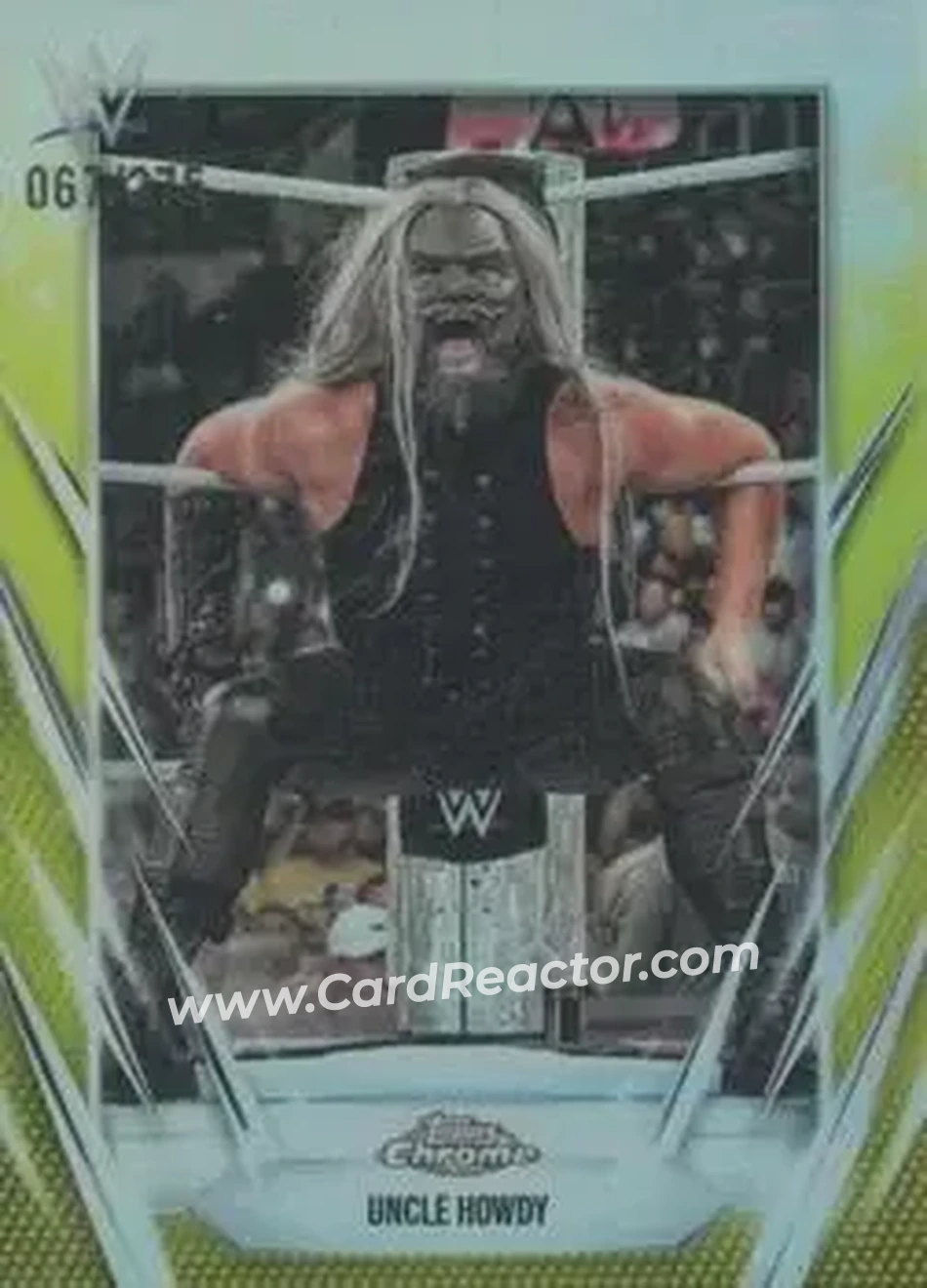 2026 Topps Chrome WWE - Yellow Refractor #13 - Uncle Howdy - Front