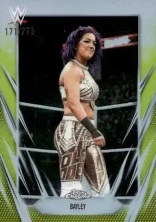 2026 Topps Chrome WWE - Yellow Refractor #19 - Bayley