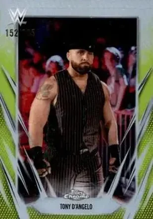 2026 Topps Chrome WWE - Yellow Refractor #26 - Tony D'Angelo