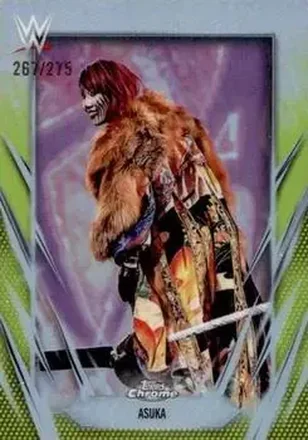 2026 Topps Chrome WWE - Yellow Refractor #27 - Asuka