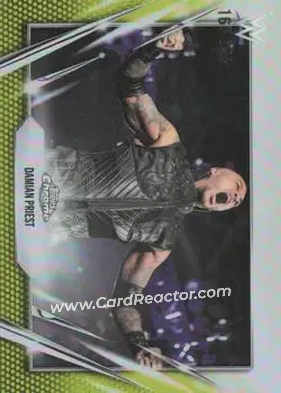 2026 Topps Chrome WWE - Yellow Refractor #43 - Damian Priest - Front
