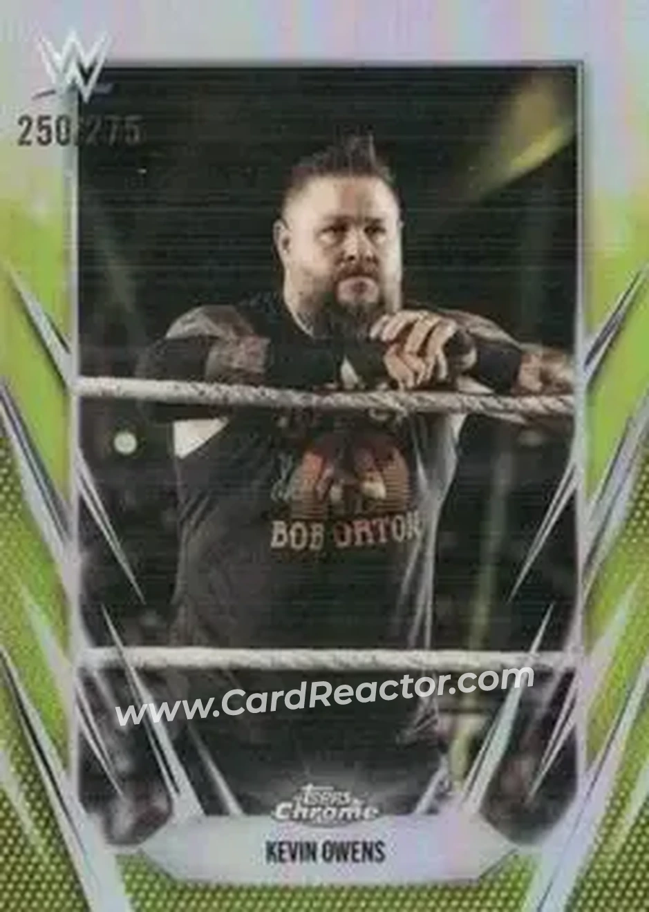 2026 Topps Chrome WWE - Yellow Refractor #51 - Kevin Owens - Front