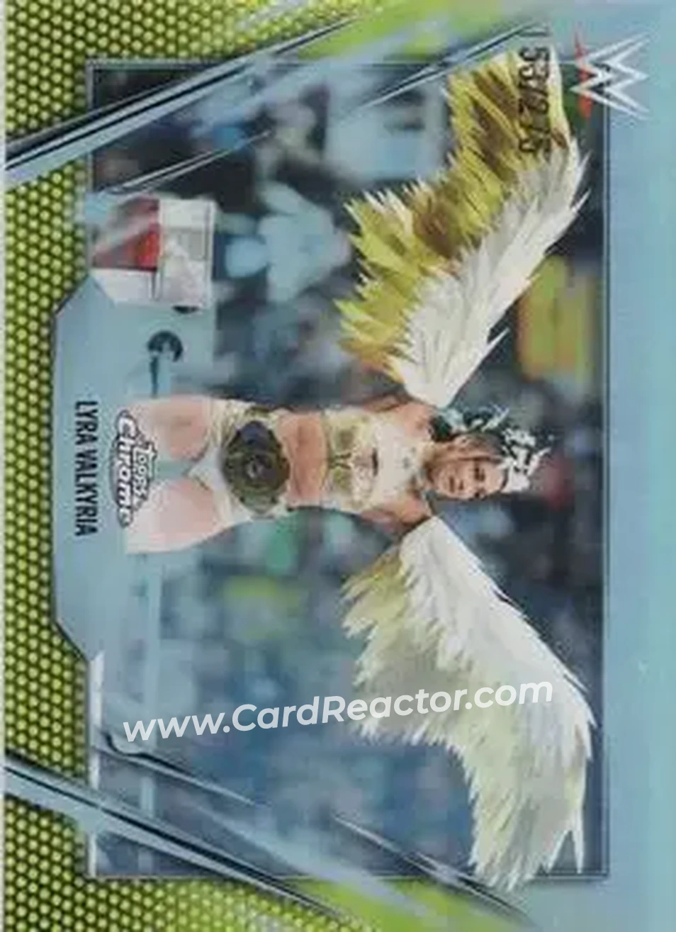 2026 Topps Chrome WWE - Yellow Refractor #68 - Lyra Valkyria - Front 2026 Topps Chrome WWE - Yellow Refractor #68 - Lyra Valkyria - Front
