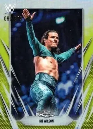 2026 Topps Chrome WWE - Yellow Refractor #78 - Kit Wilson