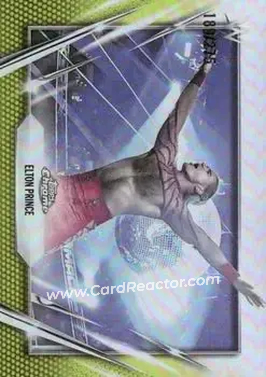 2026 Topps Chrome WWE - Yellow Refractor #81 - Elton Prince - Front