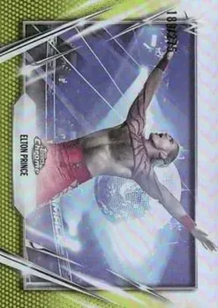 2026 Topps Chrome WWE - Yellow Refractor #81 - Elton Prince