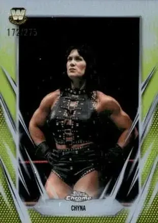 2026 Topps Chrome WWE - Yellow Refractor #85 - Chyna