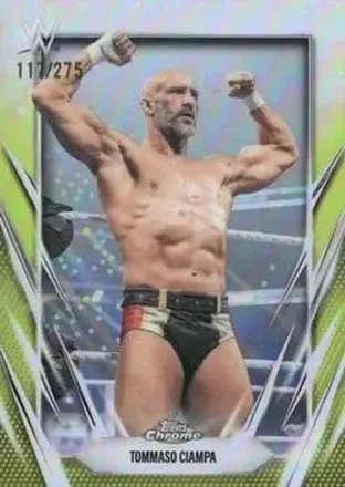 2026 Topps Chrome WWE - Yellow Refractor #86 - Tommaso Ciampa