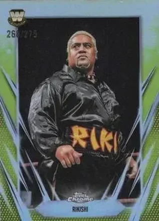 2026 Topps Chrome WWE - Yellow Refractor #92 - Rikishi