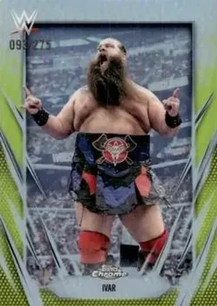 2026 Topps Chrome WWE - Yellow Refractor #111 - Ivar
