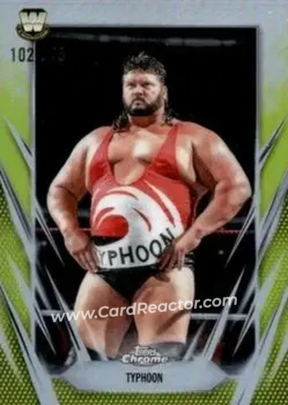 2026 Topps Chrome WWE - Yellow Refractor #119 - Tugboat - Front