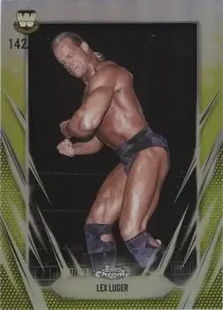 2026 Topps Chrome WWE - Yellow Refractor #125 - Lex Luger