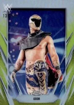 2026 Topps Chrome WWE - Yellow Refractor #131 - Axiom