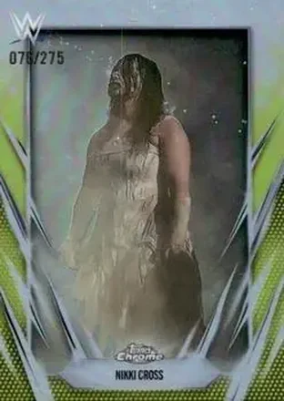 2026 Topps Chrome WWE - Yellow Refractor #132 - Nikki Cross