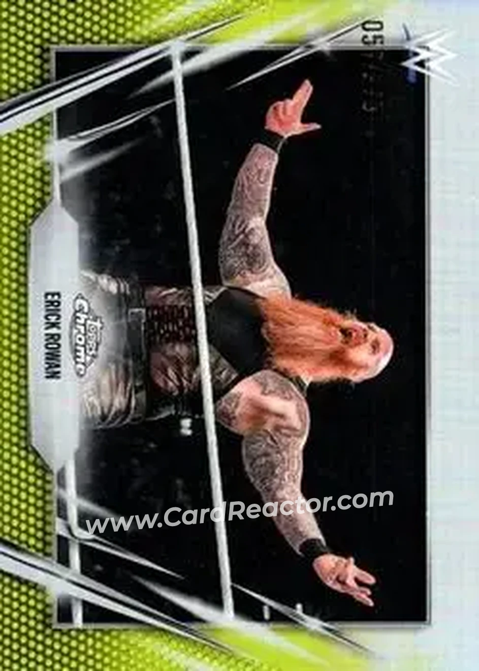 2026 Topps Chrome WWE - Yellow Refractor #145 - Erick Rowan - Front