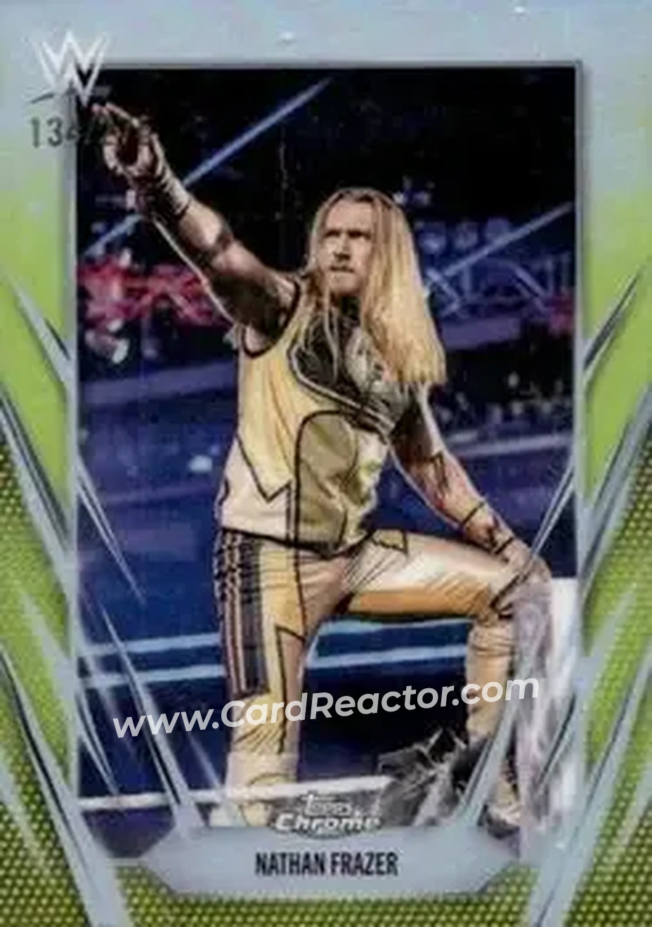 2026 Topps Chrome WWE - Yellow Refractor #146 - Nathan Frazer - Front