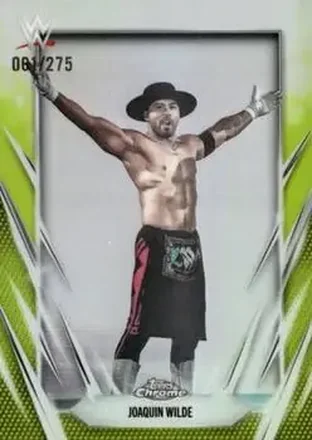 2026 Topps Chrome WWE - Yellow Refractor #151 - Joaquin Wilde