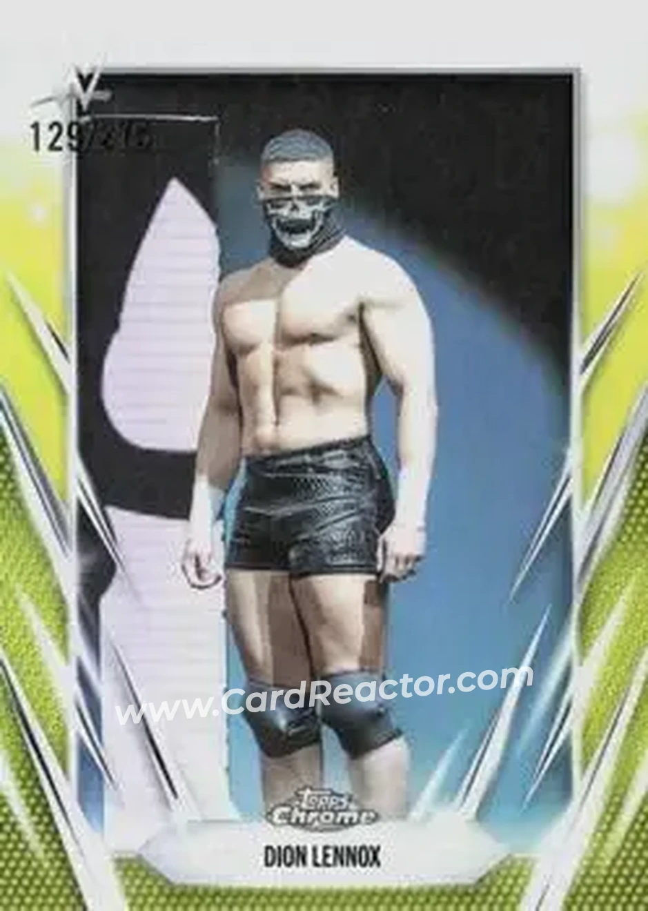 2026 Topps Chrome WWE - Yellow Refractor #160 - Dion Lennox - Front