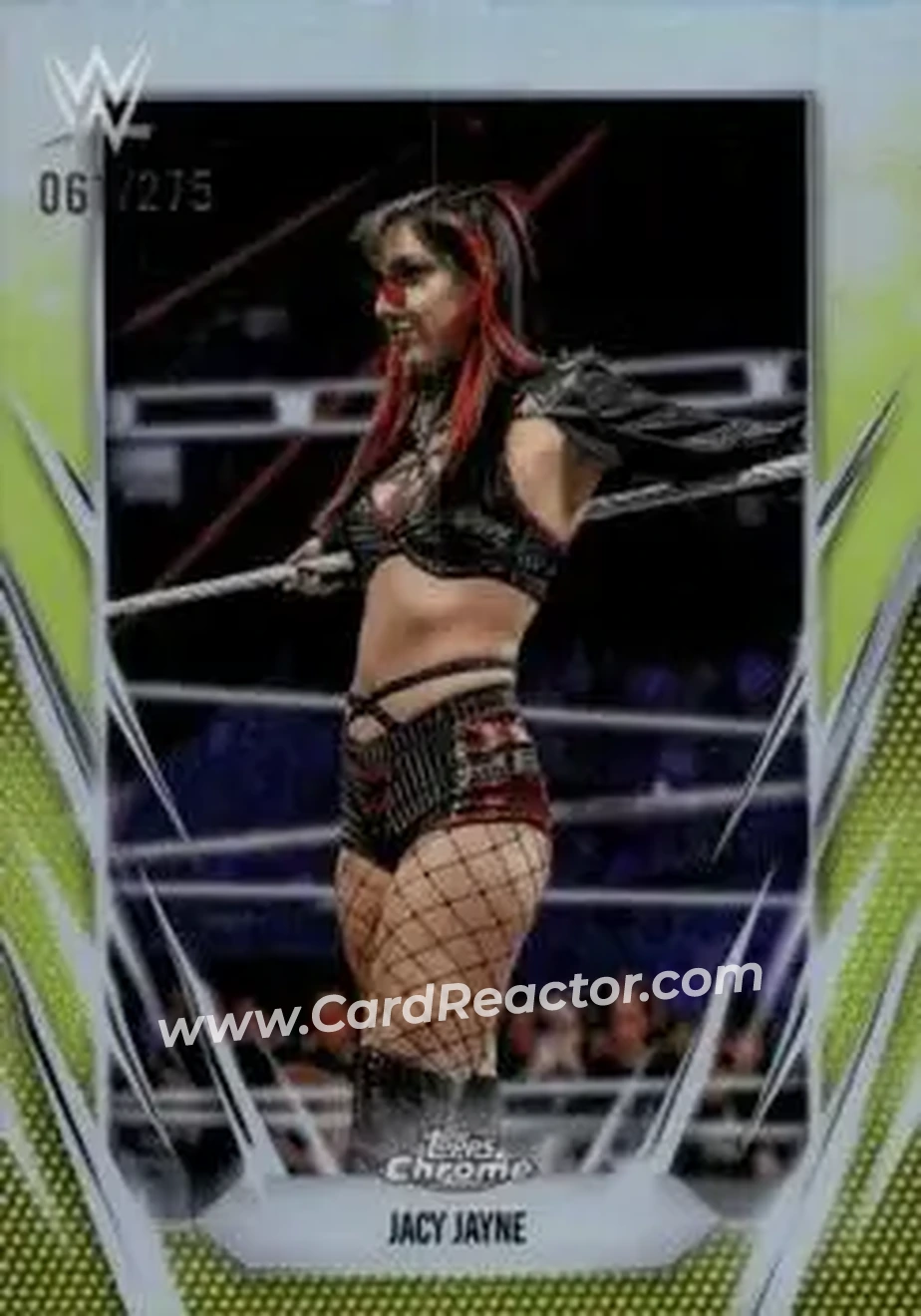 2026 Topps Chrome WWE - Yellow Refractor #161 - Jacy Jayne - Front