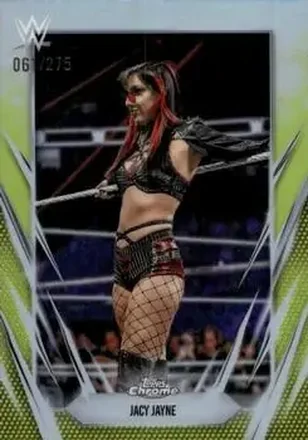 2026 Topps Chrome WWE - Yellow Refractor #161 - Jacy Jayne