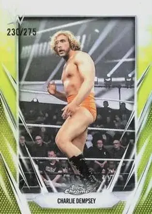 2026 Topps Chrome WWE - Yellow Refractor #163 - Charlie Dempsey
