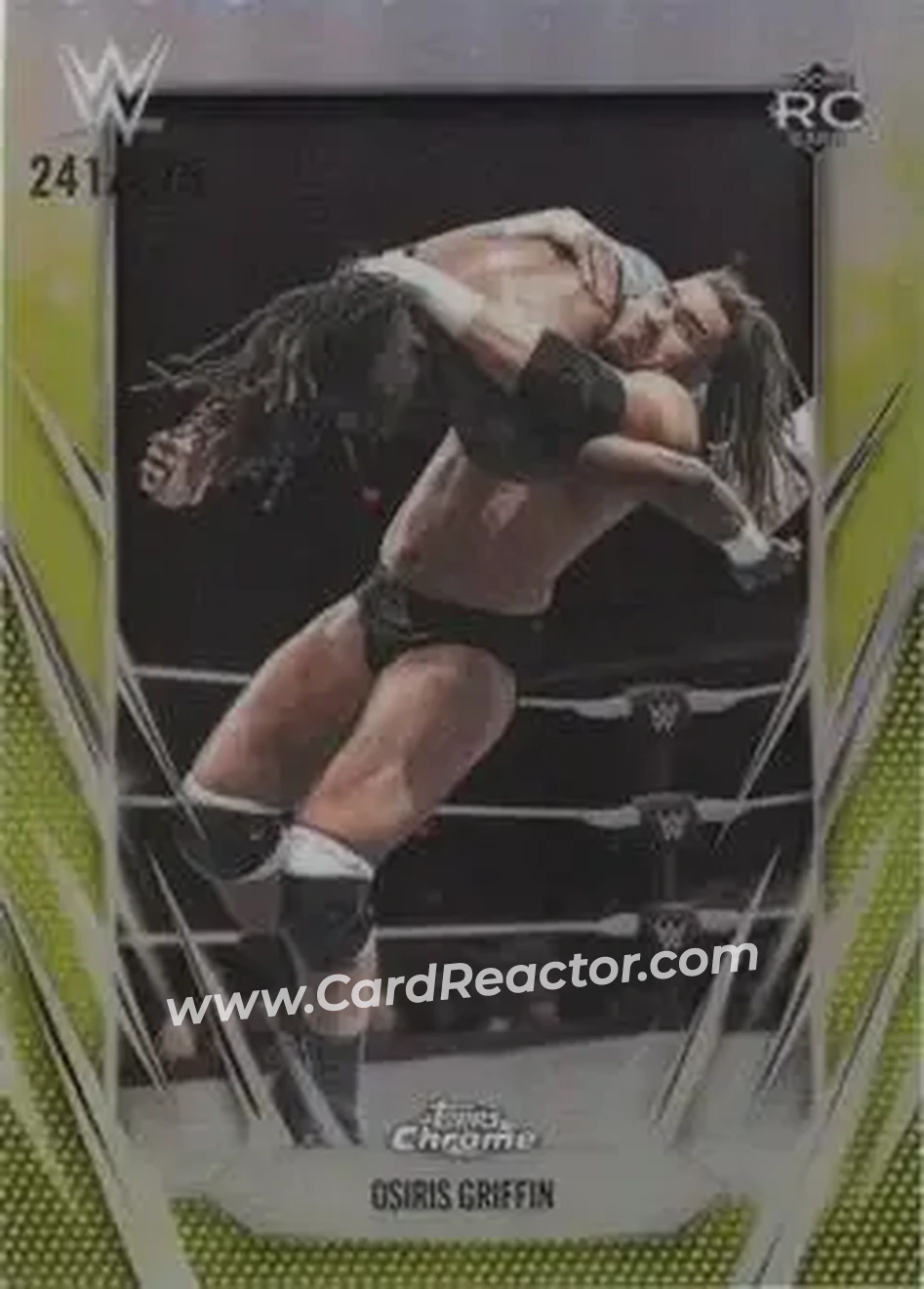 2026 Topps Chrome WWE - Yellow Refractor #170 - Osiris Griffin - Front