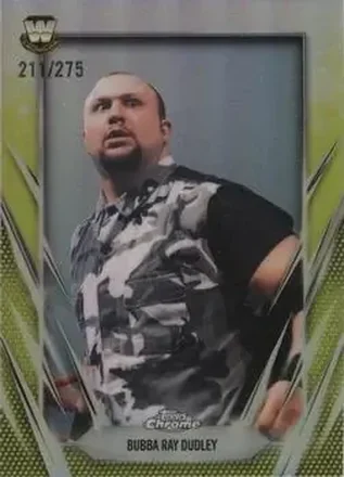 2026 Topps Chrome WWE - Yellow Refractor #172 - Bubba Ray Dudley