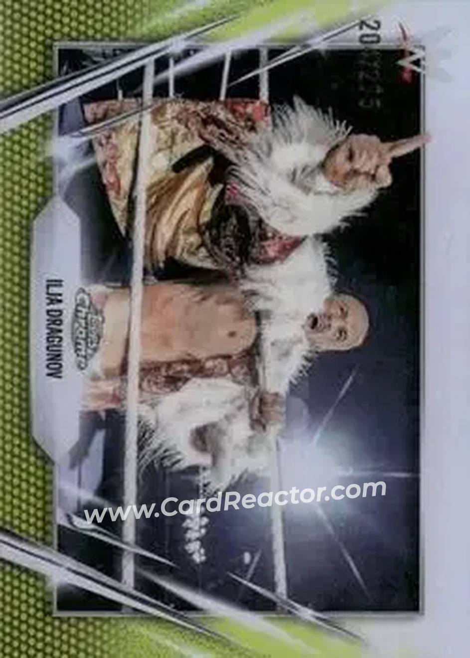2026 Topps Chrome WWE - Yellow Refractor #173 - Ilja Dragunov - Front