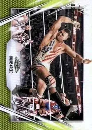 2026 Topps Chrome WWE - Yellow Refractor #178 - Julius Creed