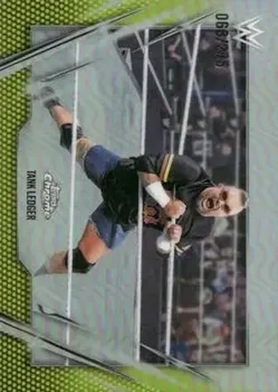 2026 Topps Chrome WWE - Yellow Refractor #185 - Tank Ledger