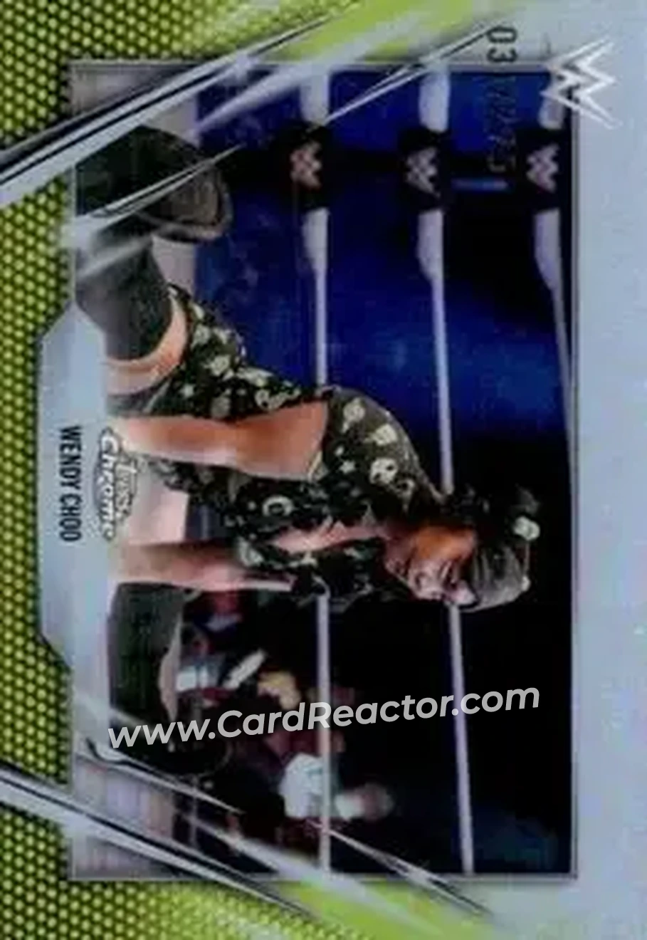 2026 Topps Chrome WWE - Yellow Refractor #193 - Wendy Choo - Front