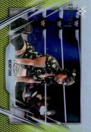 2026 Topps Chrome WWE - Yellow Refractor #193 - Wendy Choo