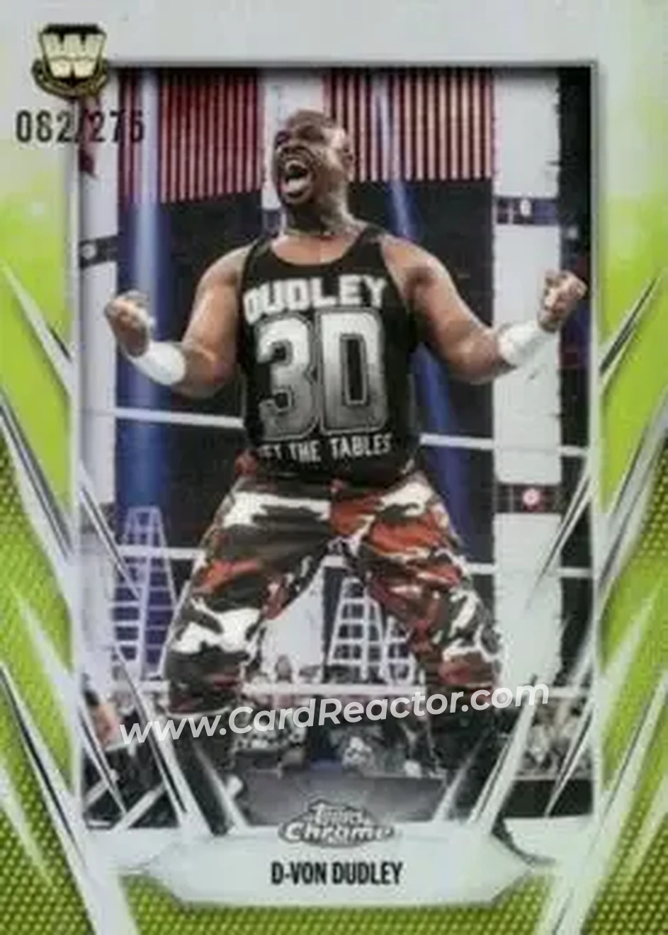 2026 Topps Chrome WWE - Yellow Refractor #198 - D-Von Dudley - Front